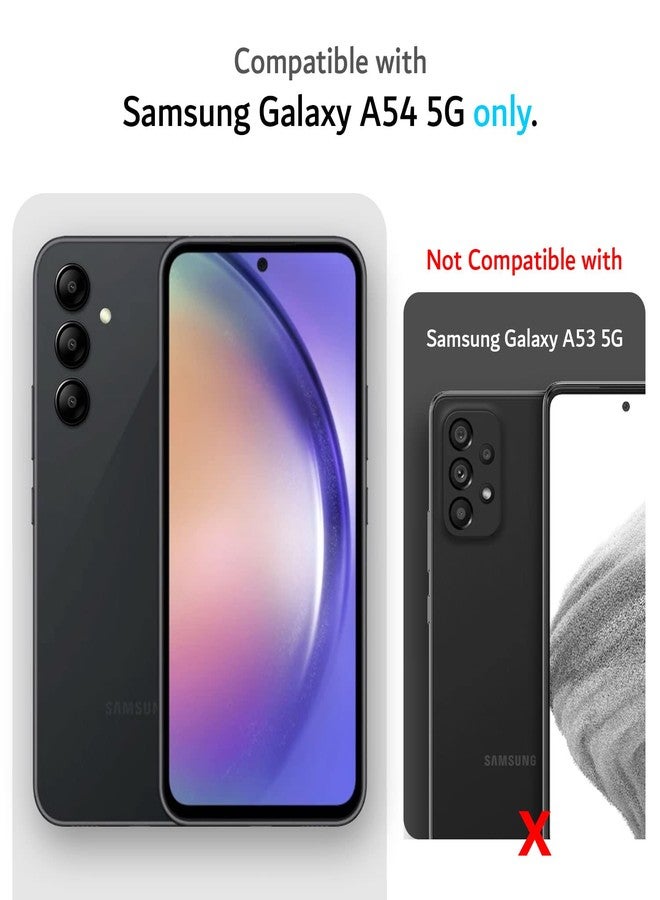 TUDIA DualShield Grip Designed for Samsung Galaxy A54 5G Case (2023), [MergeGrip] Dual Layer Shockproof Slim Military Grade Non-Slip Tough Heavy Duty Protective Phone Case Cover (Purple) - Image 2